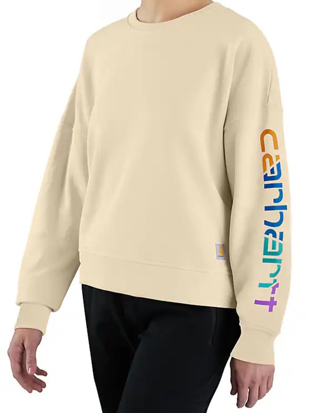 Carhartt Women's Tencel Fiber Series Loose Fit Graphic Sweatshirt Sz S